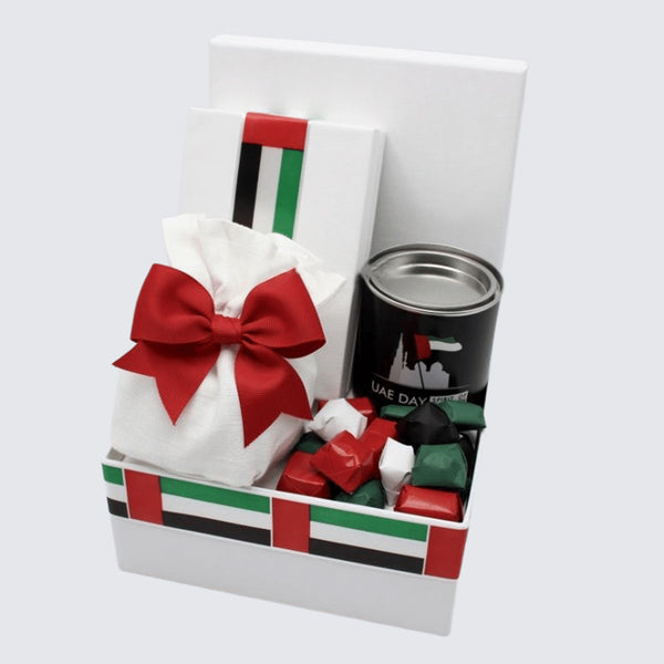 NATIONAL DAY DESIGNED CHOCOLATE & SWEETS HAMPER 