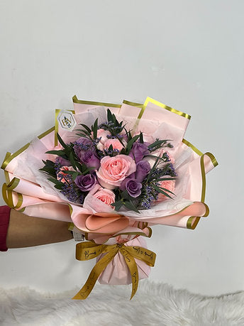 Pink & Purple Bloom Bouquet 