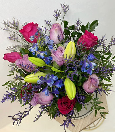 Extravagant Fresh Flower Arrangement in a Box 