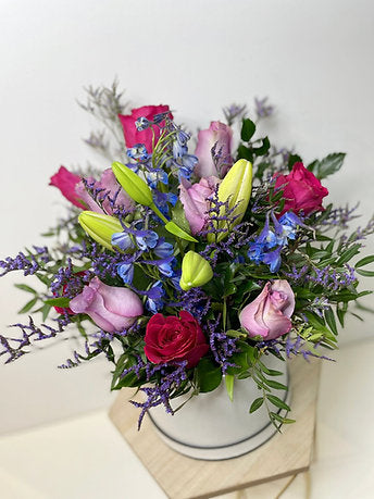 Extravagant Fresh Flower Arrangement in a Box 