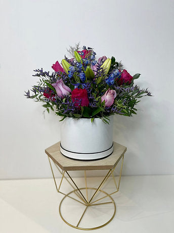 Extravagant Fresh Flower Arrangement in a Box 