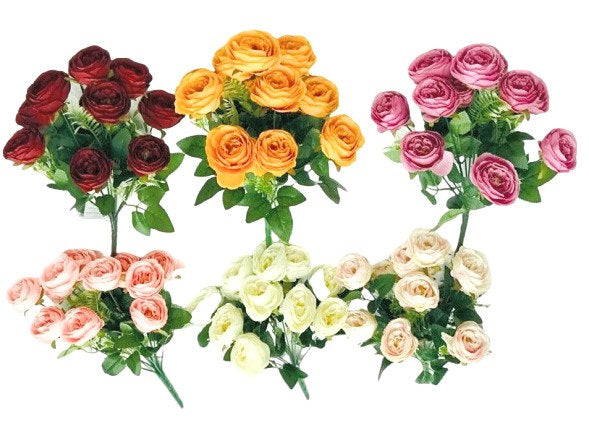 Artificial Roses Bunch x 3 