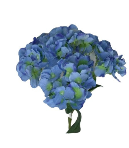 Artf Hydrangea Blue x 3pcs