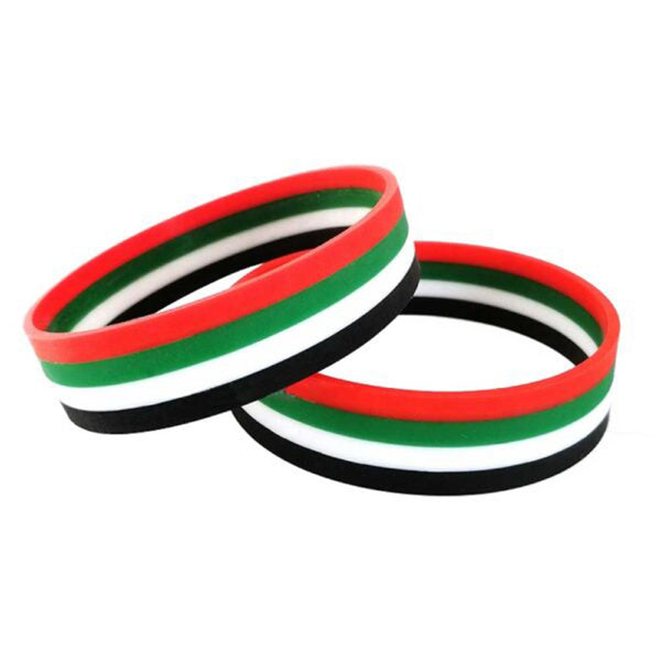 UAE Flag Silicone Wristbands in Readystock 